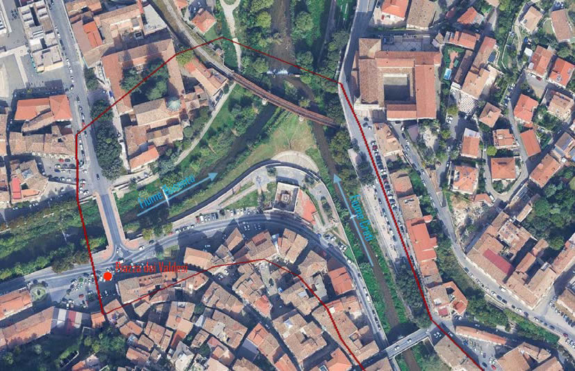 Area di confluenza dei fiumi