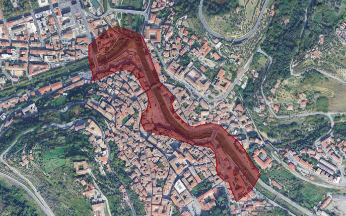 Area di studio - Centro storico di Cosenza