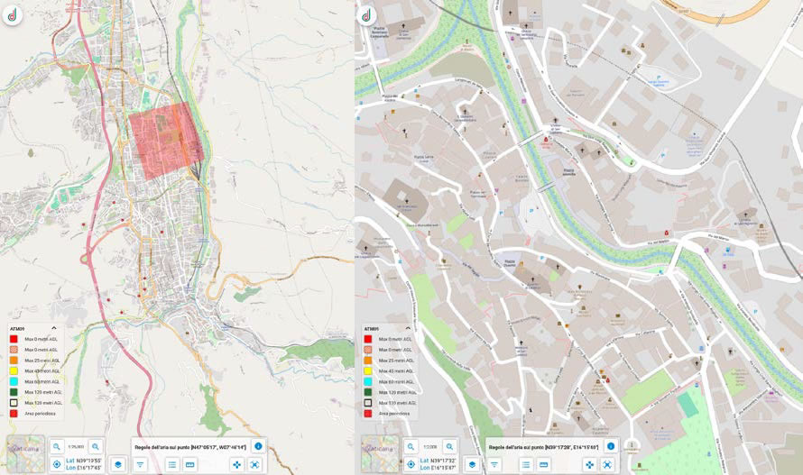 Mappa D-Flight autorizzazioni volo