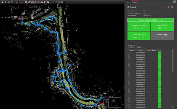Nuvola di punti grezza non elaborata