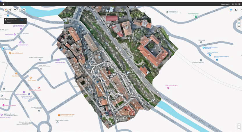 Ortofoto ad alta risoluzione dell'area