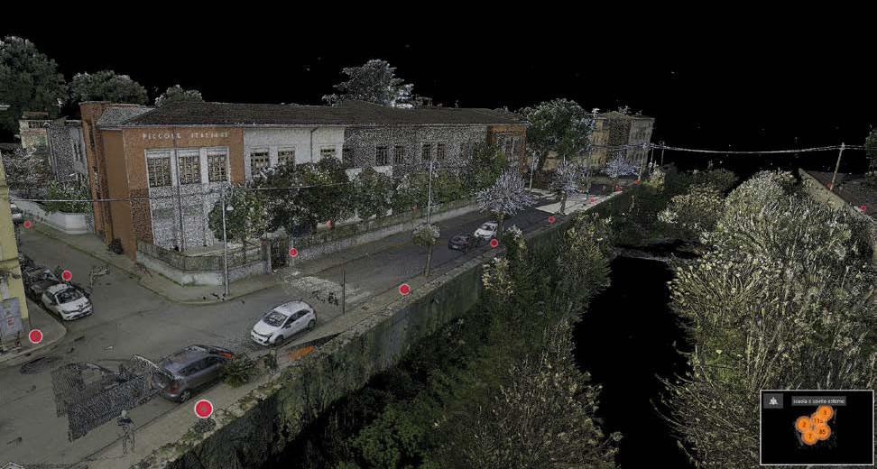 Visualizzazione fotorealistica nuvola di punti